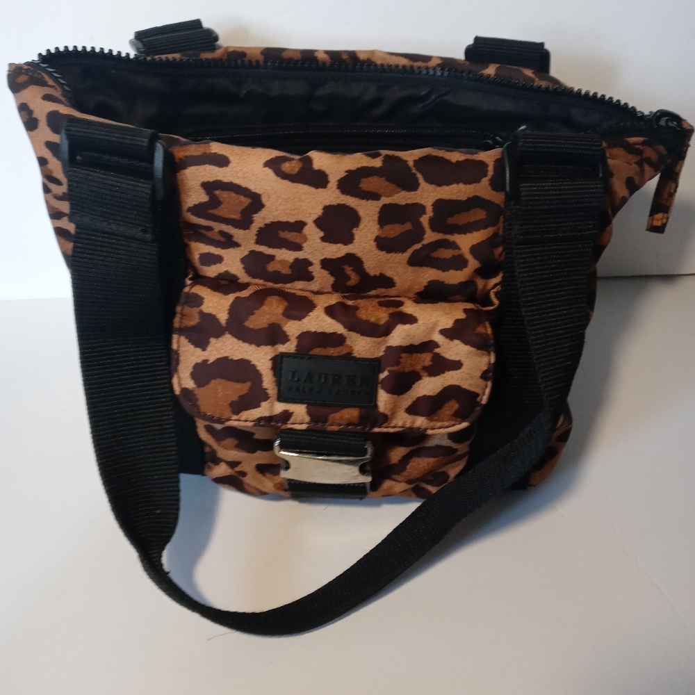 Lauren Ralph Lauren | leopard print tote handbag